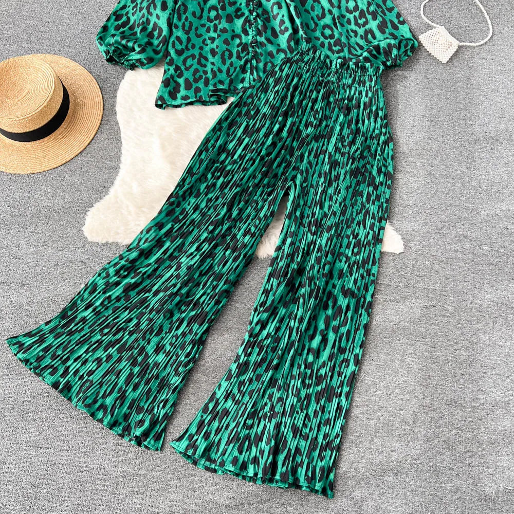 Chic Two Piece Set Top and Pants | Tajstylo