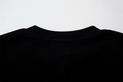 Half Open Collar Long Sleeve Tee | Tajstylo