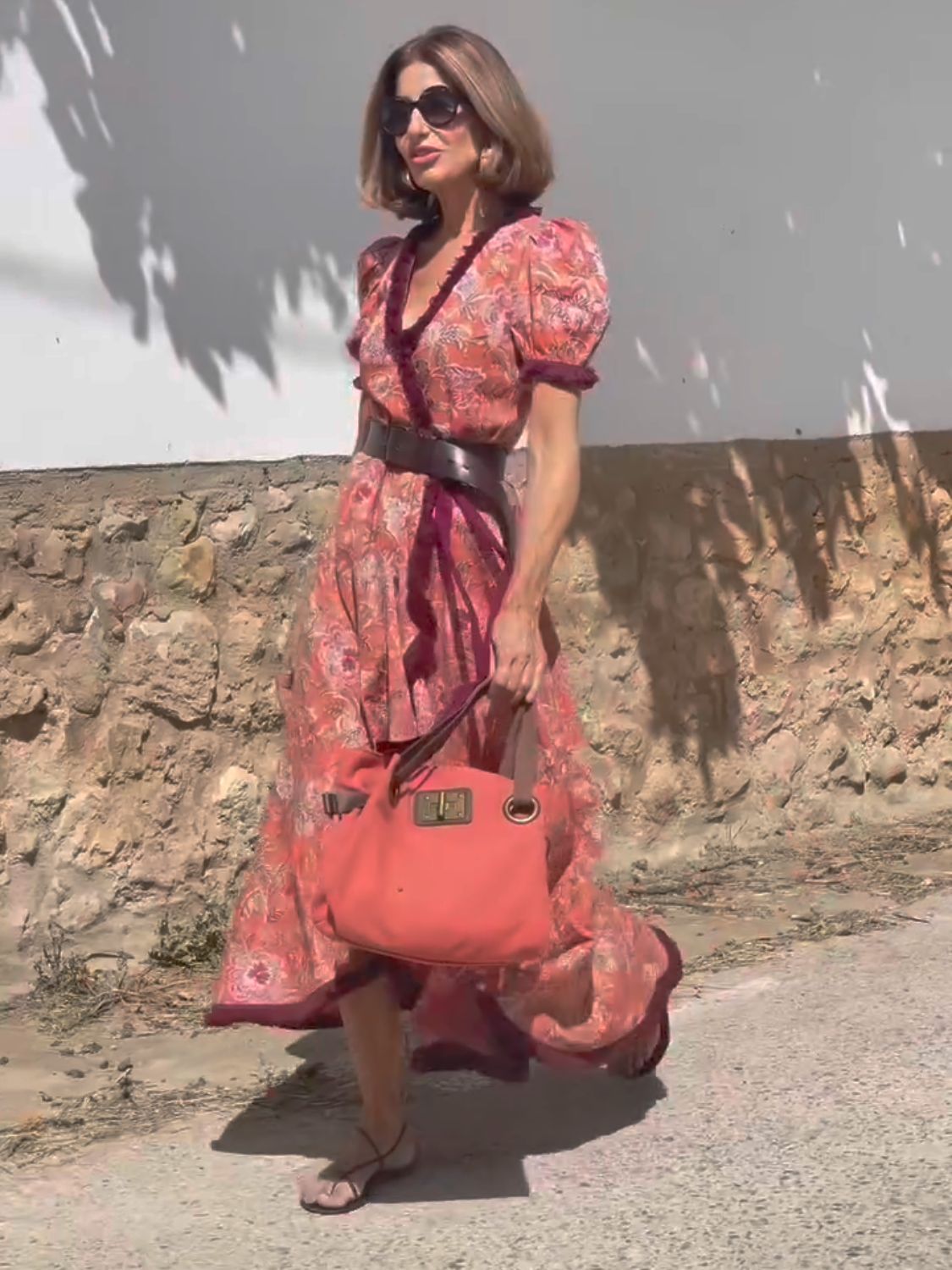 Bohemian Elegant Midi Dress | Tajstylo