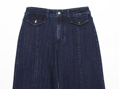 Classic High Waist Wide Leg Jeans | Tajstylo