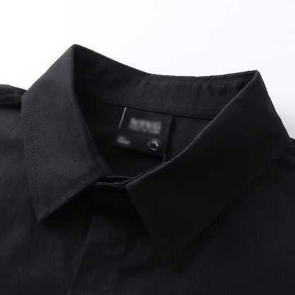 Logo Letter Printed Long Sleeve Shirt | Tajstylo