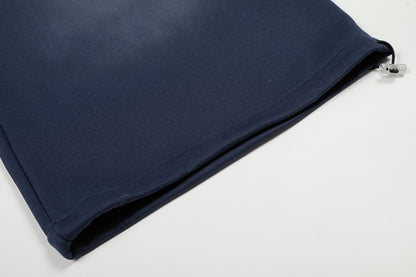 Pleated Fleece-Lined Wide Leg Sweatpants | Tajstylo