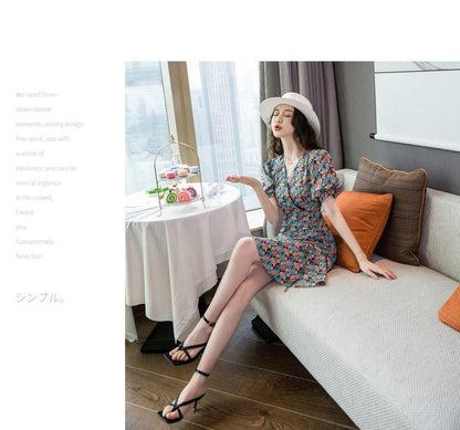 Floral Print A-Line Dress for Women | Tajstylo