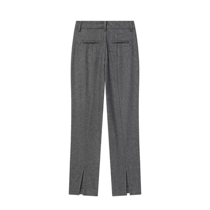 Belt Tied Suit Jacket and Pants Set | Tajstylo