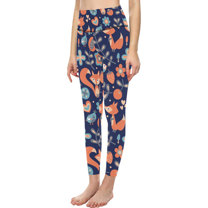 Woman wearing High-Waisted Active Leggings for Women in a fitness setting