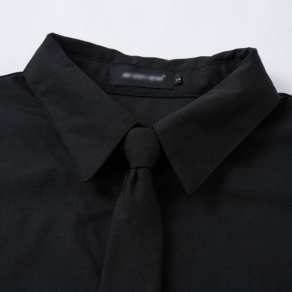 Loose Open Front Long Sleeve Shirt | Tajstylo