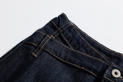Classic Versatile Denim Flared Pants | Tajstylo