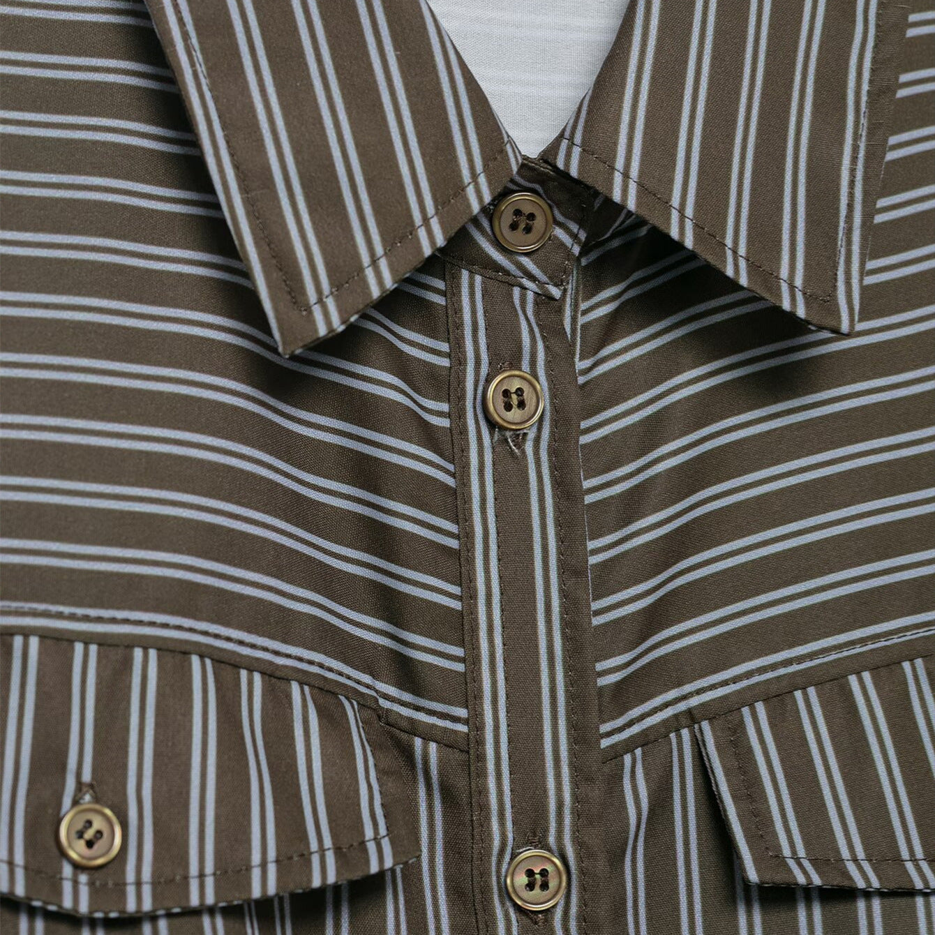 Casual Striped Poplin Shirt | Tajstylo