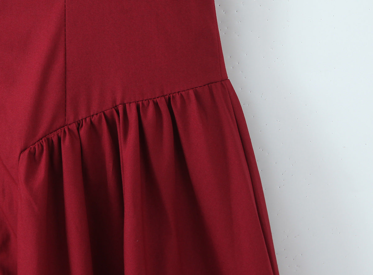 One Shoulder Pleated Maxi Dress | Tajstylo