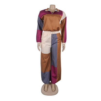 Sporty Woven Two-Piece Set | Tajstylo