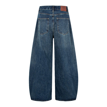 Washed Straight Leg Jeans | Tajstylo