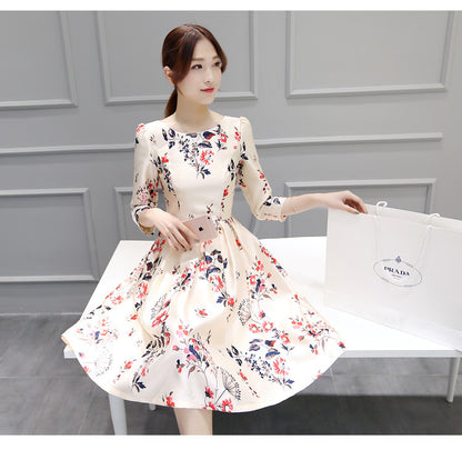 Chic Korean Style Mid Length Dress | Tajstylo