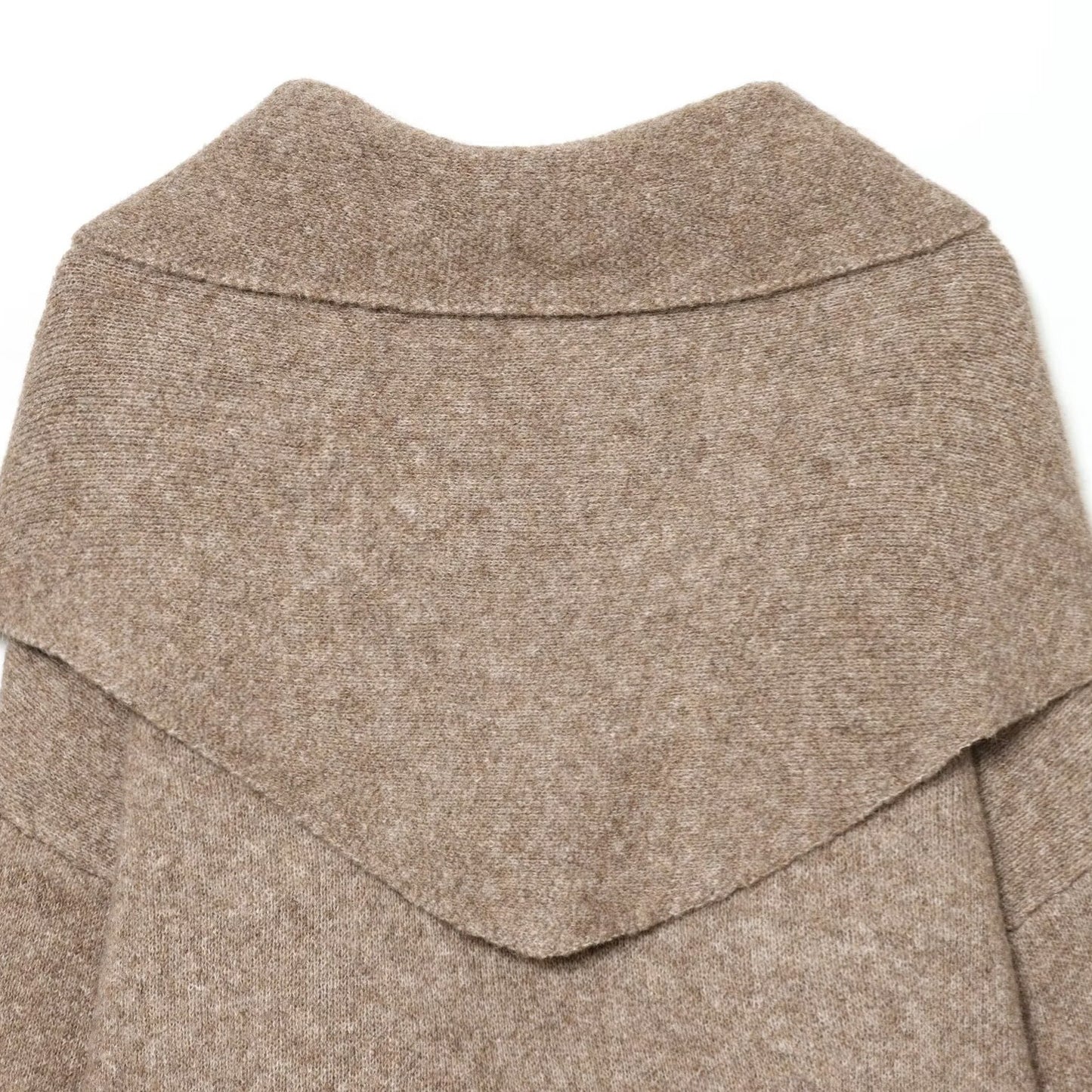 Loose Scarf Knitted Sweater | Tajstylo
