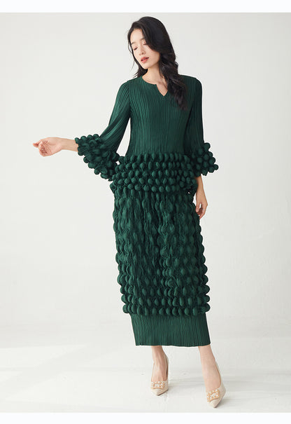 Elegant Two-Piece T-Shirt and Fitted Skirt Set | Tajstylo