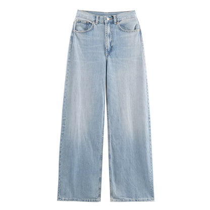 Casual Wide Leg High Waist Pants | Tajstylo