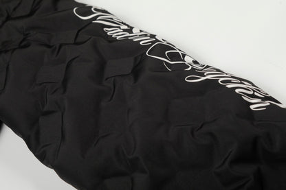 Letter Print Down Puffer Jacket | Tajstylo