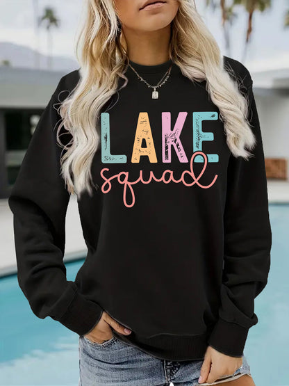 LAKE Printed Hoodie | Tajstylo