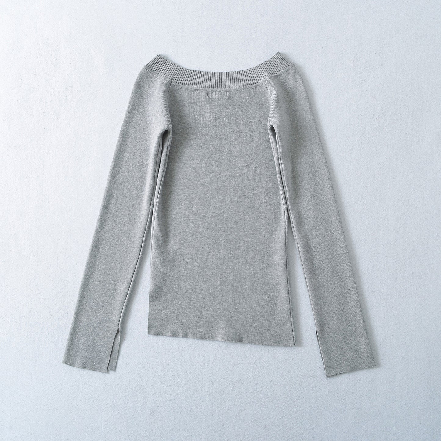 One Shoulder Slit Slanted Hem Top | Tajstylo