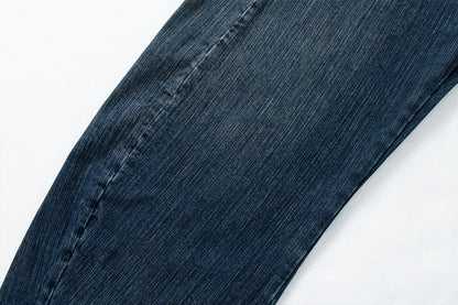 Washed Straight Leg Jeans | Tajstylo