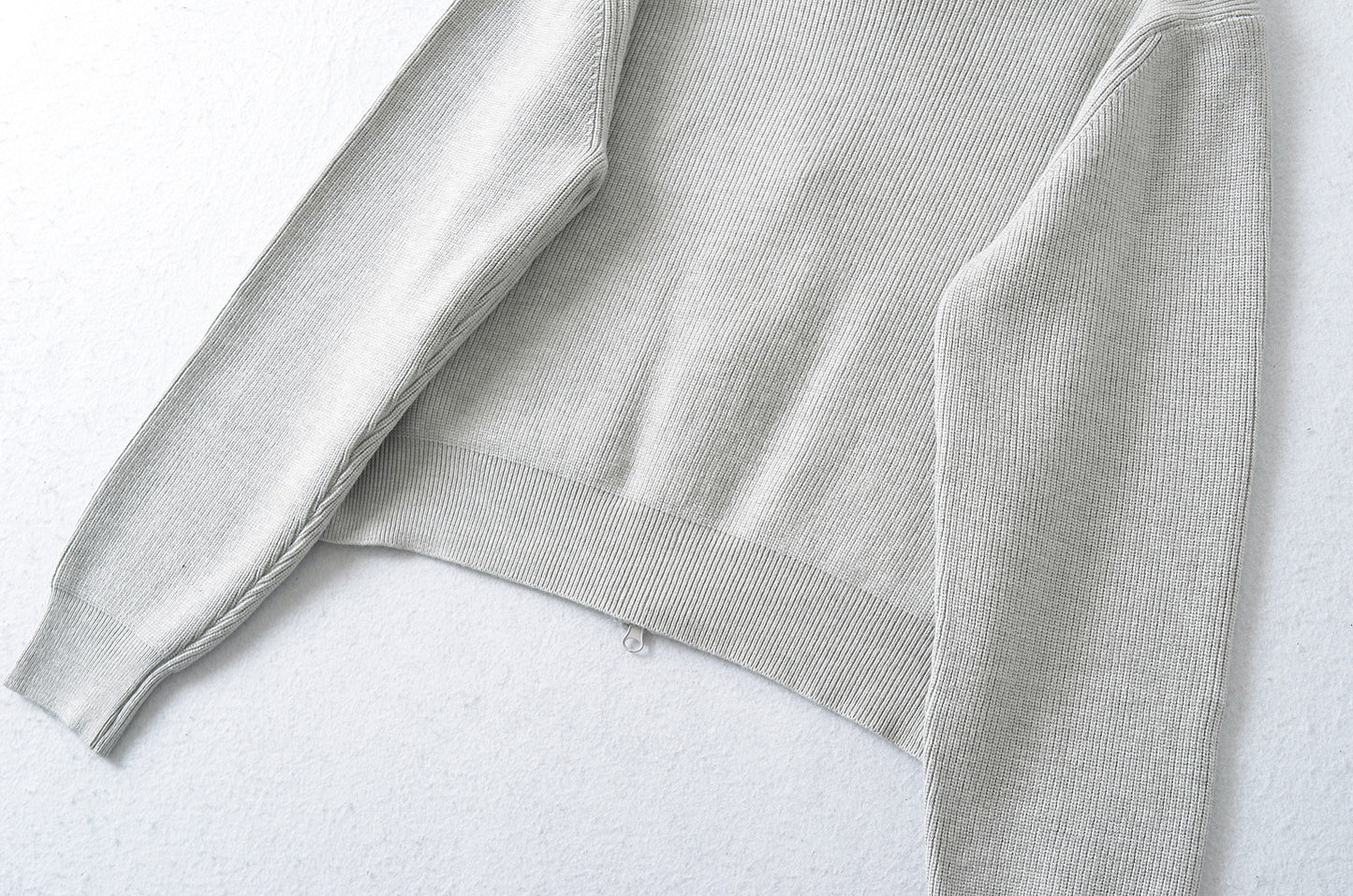 Zipper Lapel Long Sleeve Pocket Top | Tajstylo