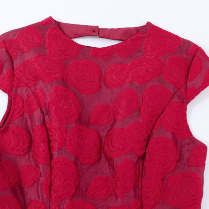 Backless Floral Midi Dress | Tajstylo