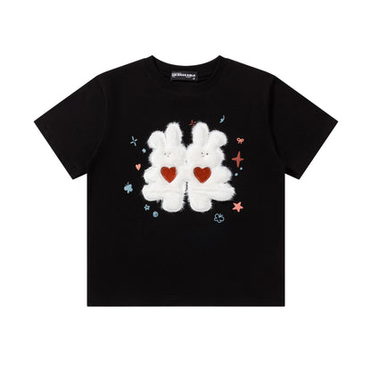 Embroidered Short Sleeve Top | Tajstylo