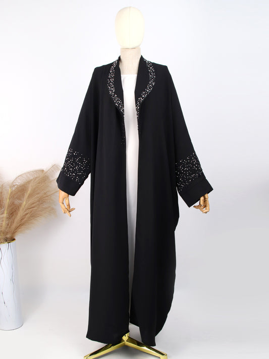 Rhinestone Embellished Batwing Cardigan | Tajstylo