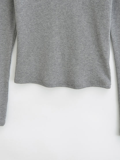 Slim Fit Long Sleeve T-Shirt | Tajstylo