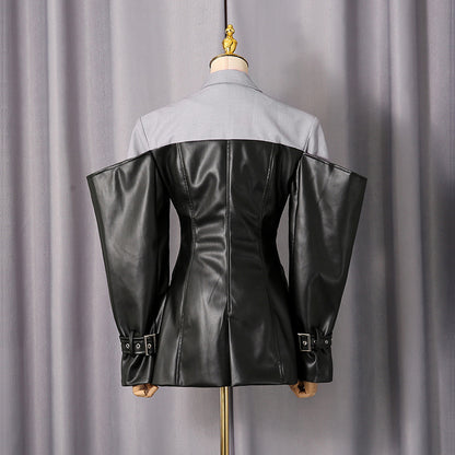 Collage Suit Jacket for Women | Tajstylo