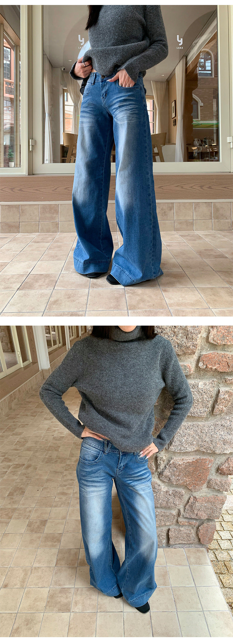 Wide Leg Flare Jeans for Women | Tajstylo