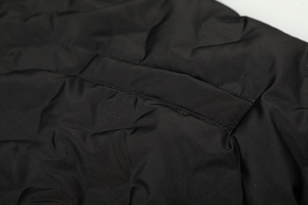Letter Print Down Puffer Jacket | Tajstylo