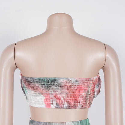 Casual Printed Two-Piece Set | Tajstylo