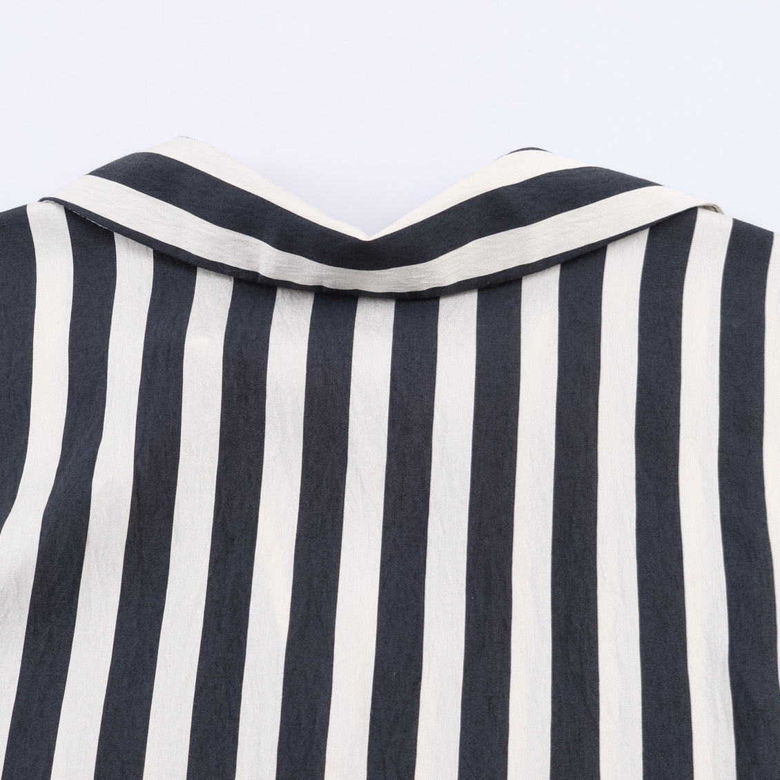 Lace Up Striped Shirt | Tajstylo