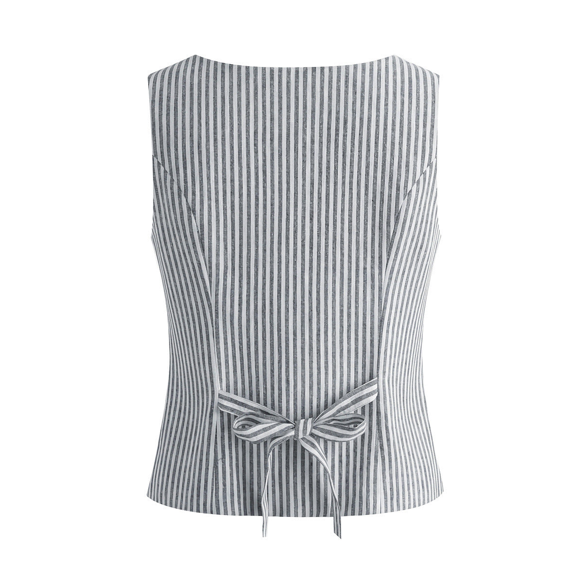 Sleeveless Vest and High Waist Skirt Set | Tajstylo