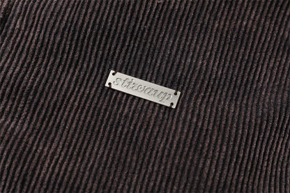 Fake Corduroy Short Jacket | Tajstylo