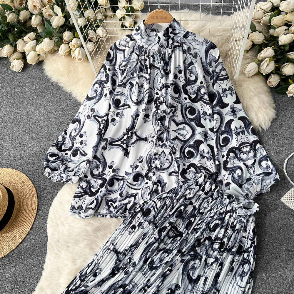 Chic Two Piece Set Top and Pants | Tajstylo
