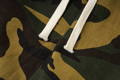 Camouflage Straight Leg Casual Pants | Tajstylo