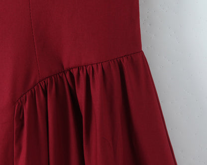 One Shoulder Pleated Maxi Dress | Tajstylo