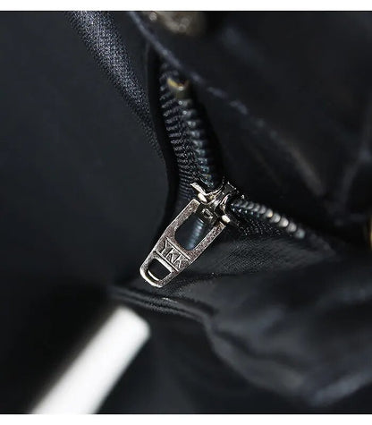 Black PU Leather Warm Fleece Pants | Tajstylo
