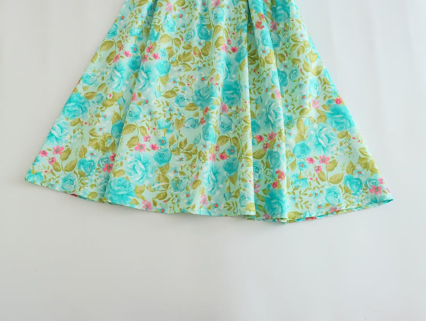 Casual Printed A-Line Dress with Long Sleeves | Tajstylo