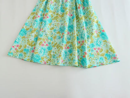 Casual Printed A-Line Dress with Long Sleeves | Tajstylo