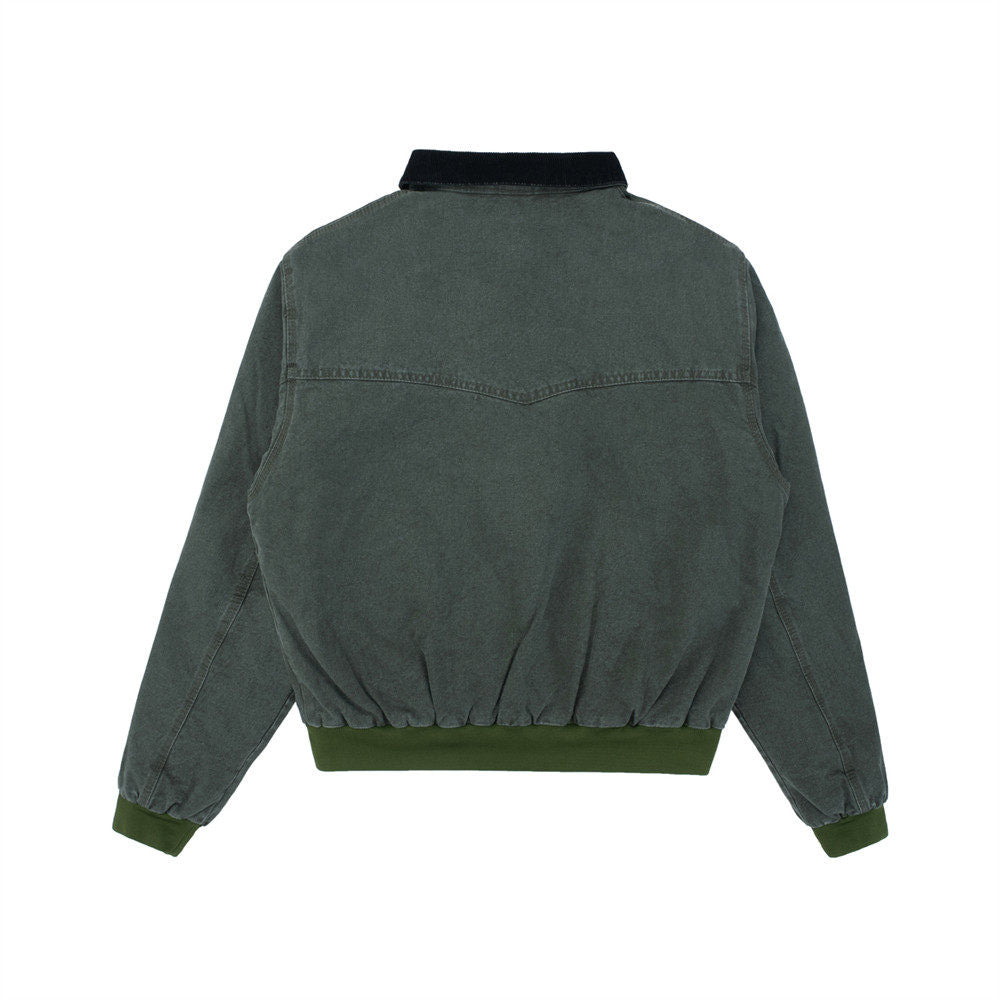 Color Block Denim Workwear Jacket | Tajstylo