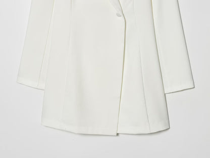 Fitted Suit Dress Wrap Waist A-Line Mini Skirt | Tajstylo