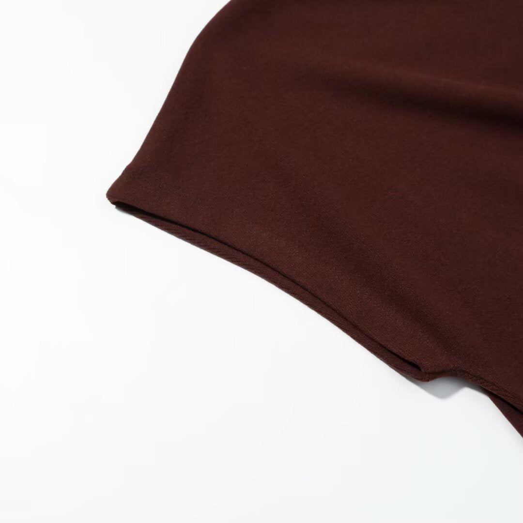 Knot Detail Top and Flute Midi Skirt Set | Tajstylo
