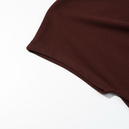Knot Detail Top and Flute Midi Skirt Set | Tajstylo