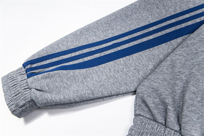 Solid Color Sports Leisure Jacket and Pants Set | Tajstylo