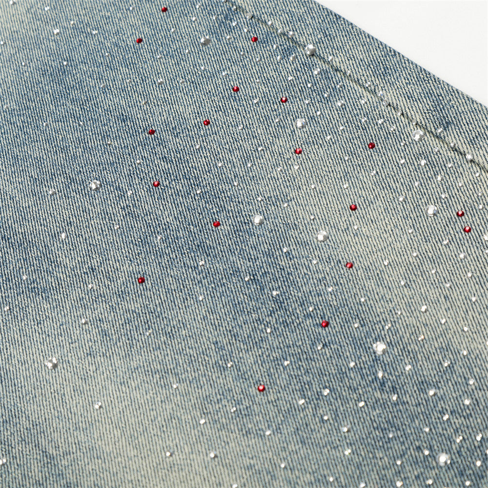 White Washed Straight Fit Denim Jeans | Tajstylo