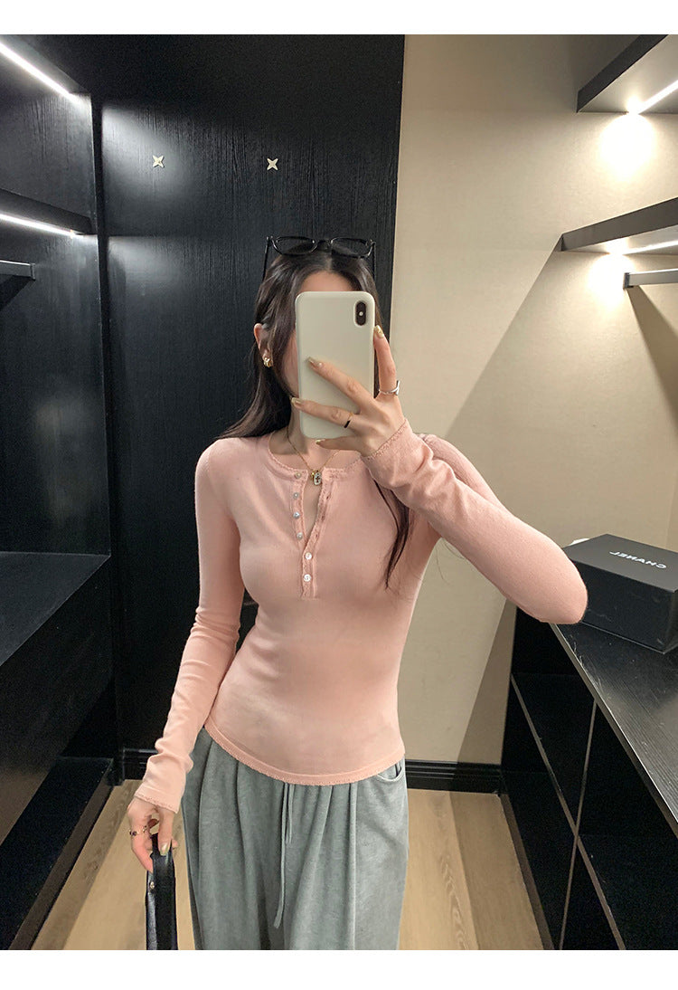 Long Sleeve Knit Top for Women | Tajstylo