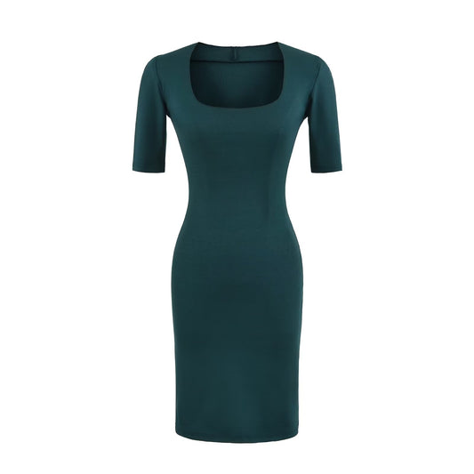 Curved Knitted Mini Dress | Tajstylo