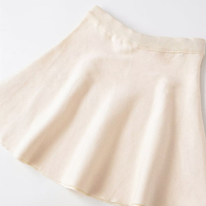 Loose Knit Flared Skirt | Tajstylo